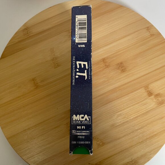 Vintage E.T. The Extra-Terrestrial VHS MCA Green Flap 1988 Video Cassette Tape - Picture 3 of 11